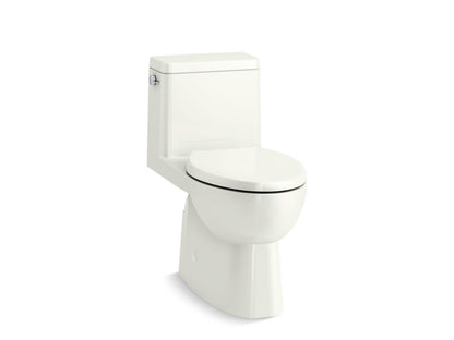 KOHLER K-78080 Reach One-piece compact elongated toilet with skirted trapway, 1.28 gpf
