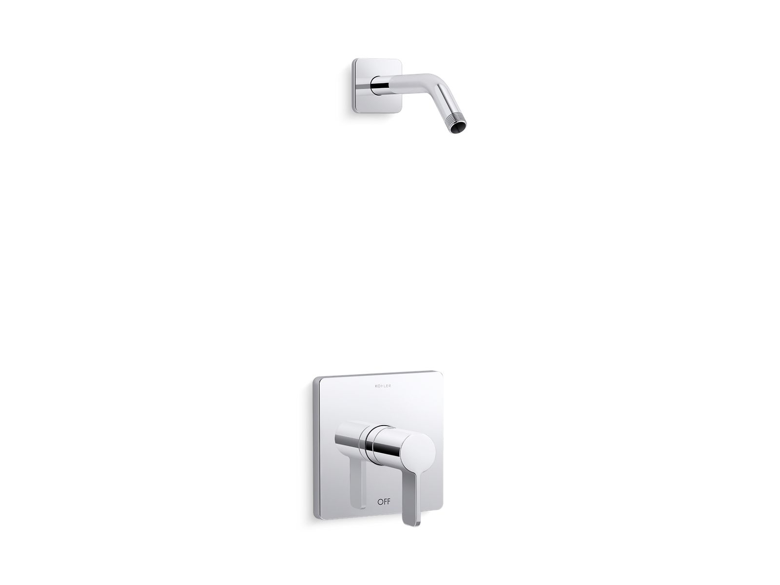 KOHLER K-TLS23503-4 Parallel Rite-Temp shower trim kit, without showerhead