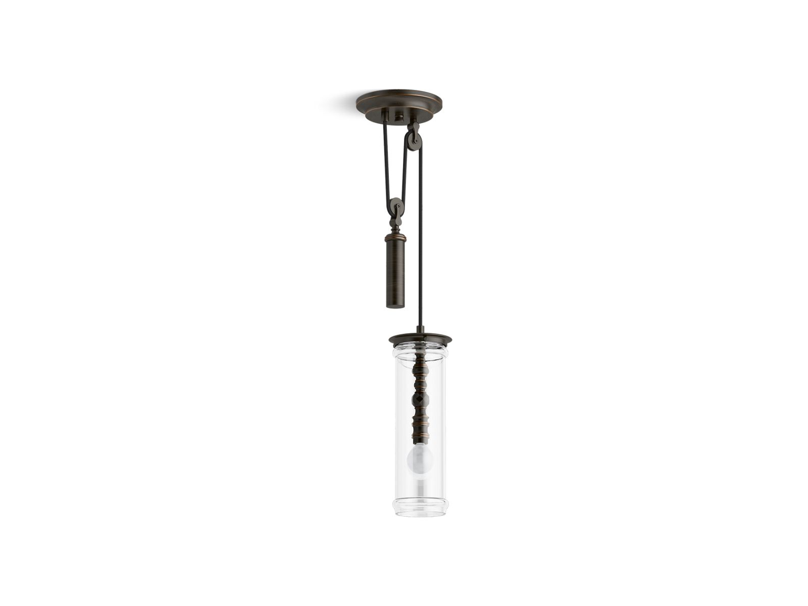KOHLER K-23340-PE01 Damask 4" adjustable pendant