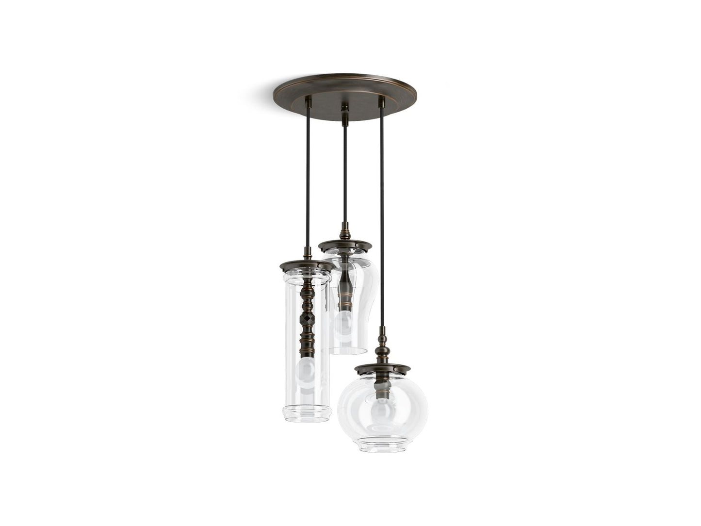 KOHLER K-23341-PE03 Damask 12" pendant