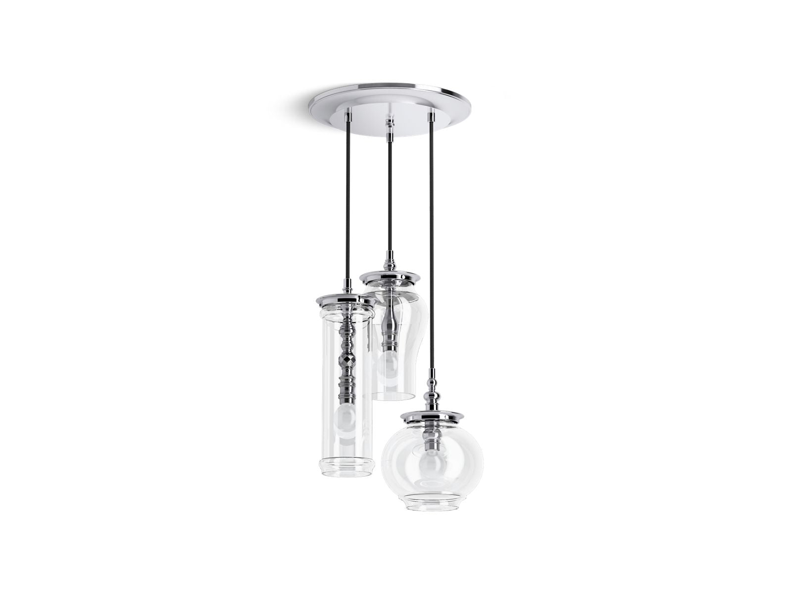 KOHLER K-23341-PE03 Damask 12" pendant