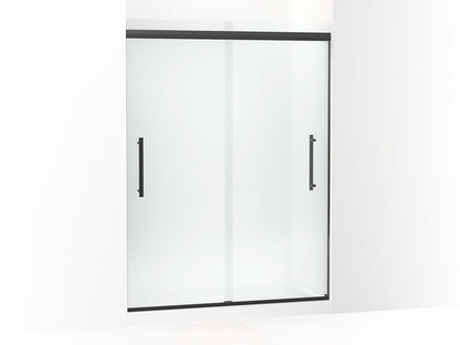 KOHLER K-707600-8D3 Pleat Frameless sliding shower door, 79-1/16" H x 54-5/8 - 59-5/8" W, with 5/16" thick Frosted glass