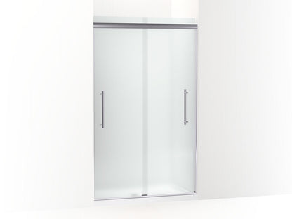 KOHLER K-707601-8D3 Pleat Frameless sliding shower door, 79-1/16" H x 44-5/8 - 47-5/8" W, with 5/16" thick Frosted glass