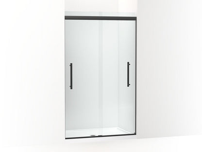 KOHLER K-707601-8L Pleat Frameless sliding shower door, 79-1/16" H x 44-5/8 - 47-5/8" W, with 5/16" thick Crystal Clear glass
