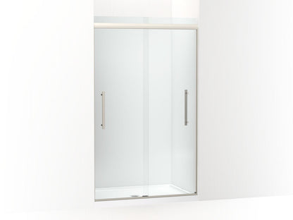 KOHLER K-707601-8L Pleat Frameless sliding shower door, 79-1/16" H x 44-5/8 - 47-5/8" W, with 5/16" thick Crystal Clear glass