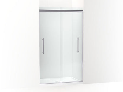 KOHLER K-707601-8L Pleat Frameless sliding shower door, 79-1/16" H x 44-5/8 - 47-5/8" W, with 5/16" thick Crystal Clear glass