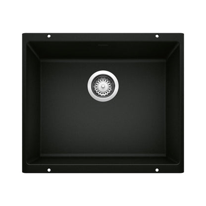 BLANCO 442933 Precis 21" Single Bowl Kitchen Sink - Coal Black