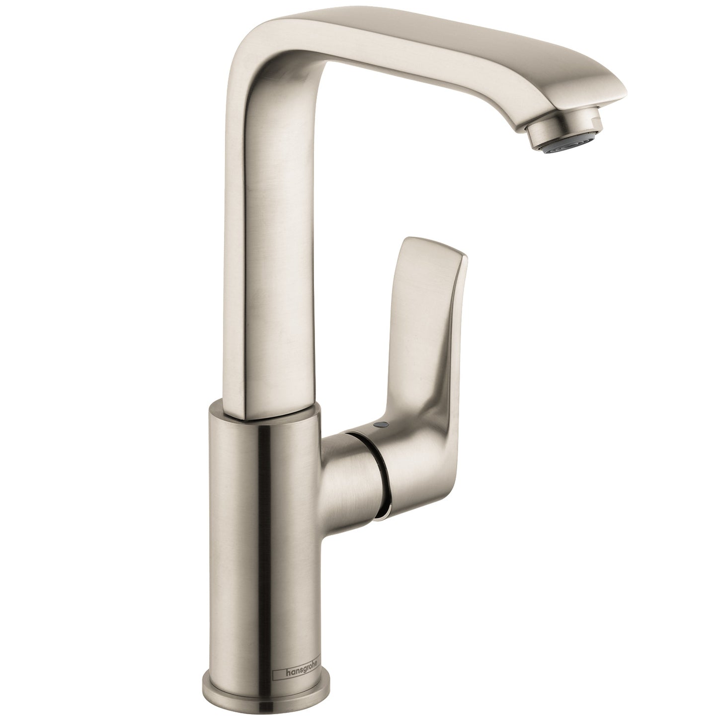 hansgrohe Metris Single-Hole Faucet 230 with Swivel Spout and Pop-Up Drain, 1.2 GPM
