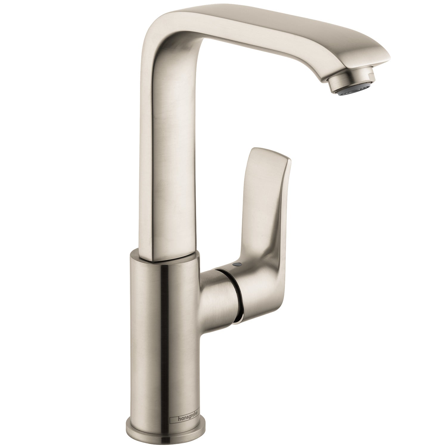 hansgrohe Metris Single-Hole Faucet 230 with Swivel Spout and Pop-Up Drain, 1.2 GPM