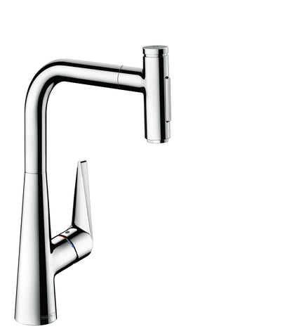 hansgrohe Talis Select S HighArc Kitchen Faucet, 2-Spray Pull-Out, 1.75 GPM