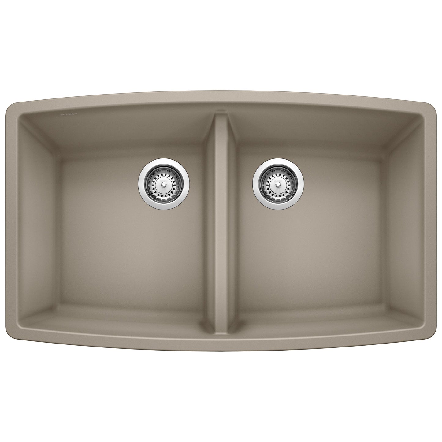 BLANCO 441290 Performa Equal Double Bowl Kitchen Sink - Truffle