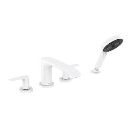 hansgrohe Vivenis 4-Hole Roman Tub Set Trim with 1.75 GPM Handshower