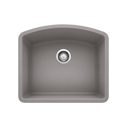 BLANCO 440173 Diamond Single Bowl Kitchen Sink - Metallic Gray