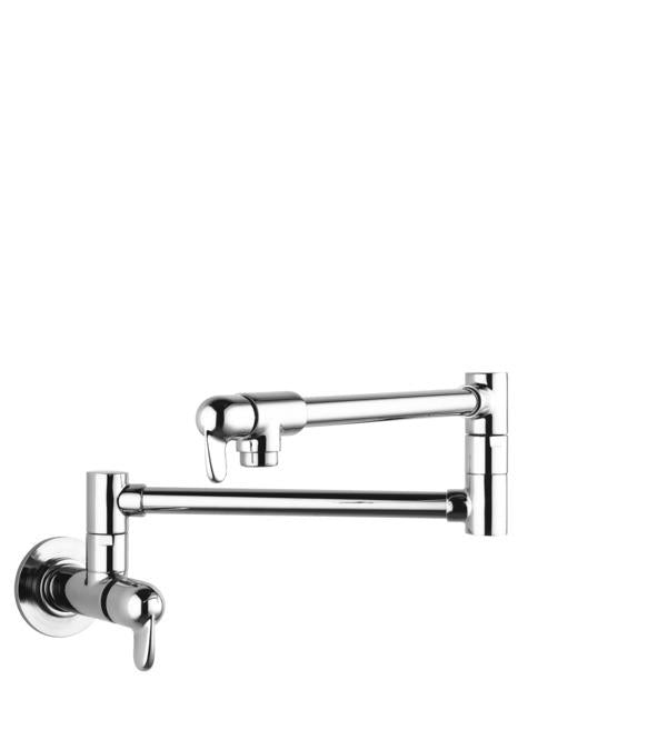 Hansgrohe 04059000 Allegro E Wall Mounted Double-Jointed Pot Filler in Chrome