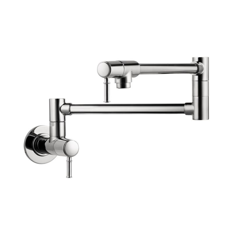 Hansgrohe 04218000 Talis C Wall Mounted Double-Jointed Pot Filler in Chrome
