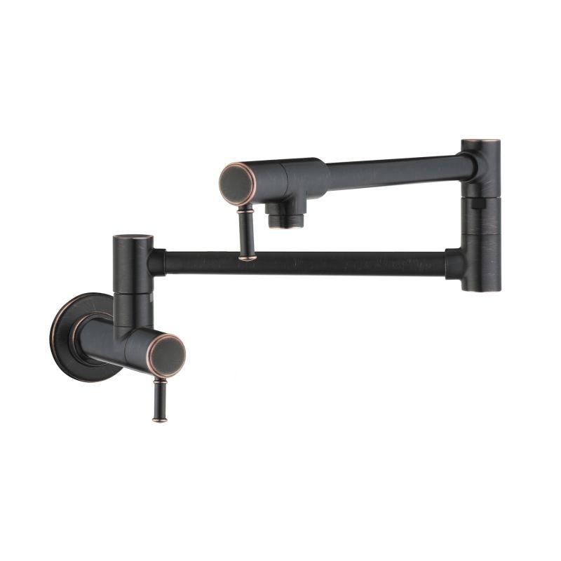Hansgrohe 04218920 Talis C Wall Mounted Double-Jointed Pot Filler in Rubbed Bronze