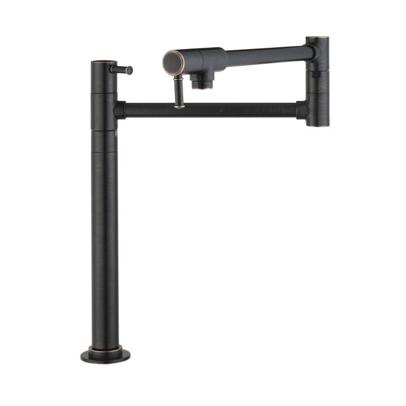 Hansgrohe 04219920 Talis C Deck Mounted Double-Jointed Pot Filler in Rubbed Bronze