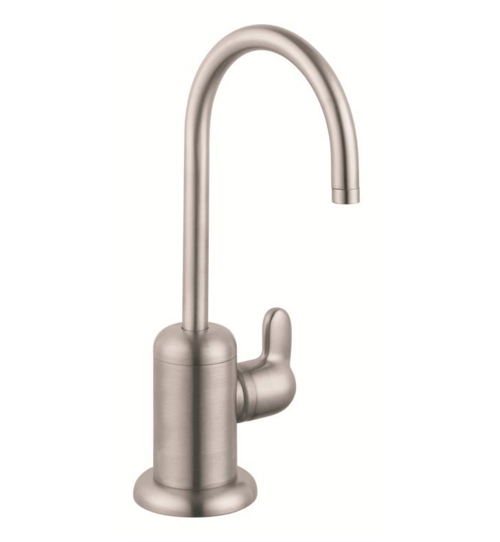 Hansgrohe 04300800 Allegro E Cold Only Beverage Faucet - Less Water Filtration System in Steel Optic