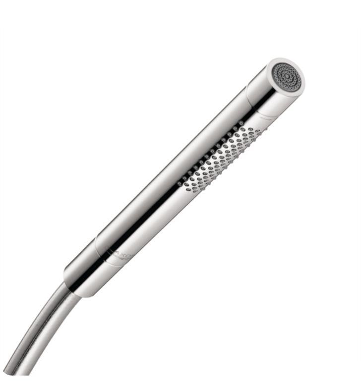 Axor 04304000 Starck Multi Function Hand Shower with 2 Spray Settings Less Hose in Chrome