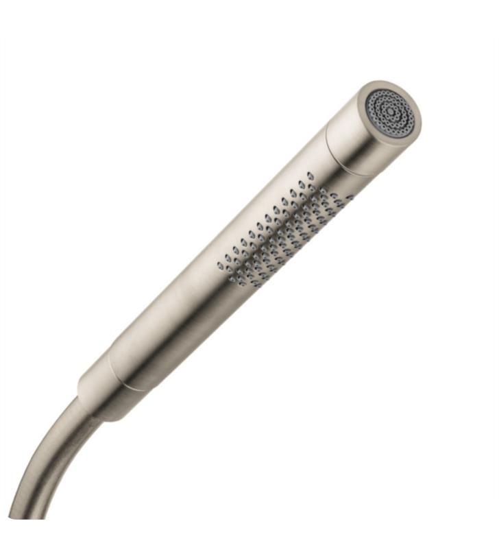 Axor 04304820 Starck Multi Function Hand Shower with 2 Spray Settings Less Hose in Brushed Nickel