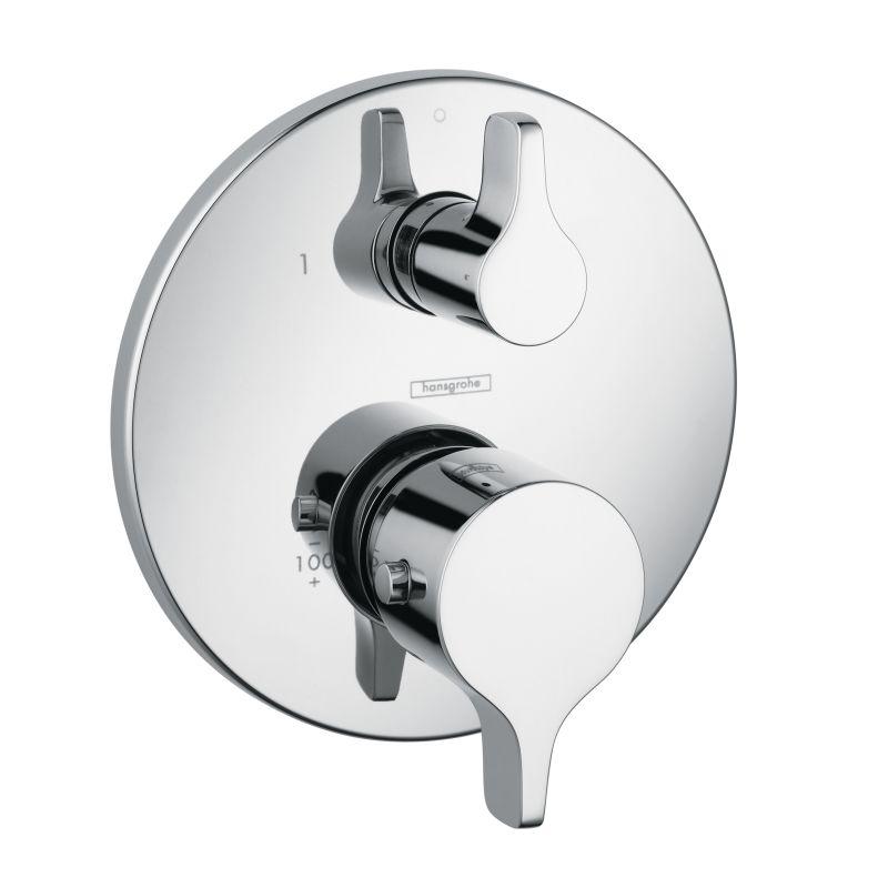 Hansgrohe 04352000 S/E Thermostatic Valve Trim with Integrated Volume Control - Less Valve in Chrome