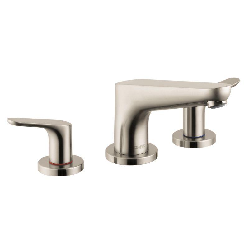 Hansgrohe 04365820 Focus Widespread Roman Tub Filler Faucet Trim in Brushed Nickel