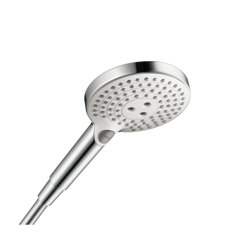 Hansgrohe 04529400 Raindance Select S120 Multi-Function Handshower in Chrome/White