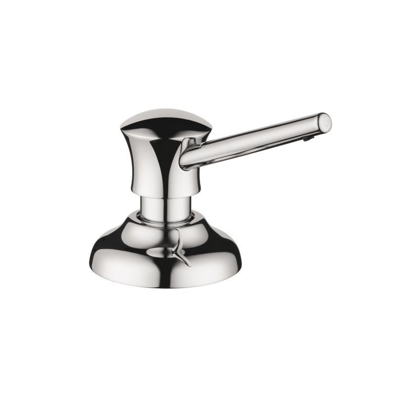 Hansgrohe 04540000 Traditional Soap Dispenser with 16 oz. Bottle Capacity in Chrome