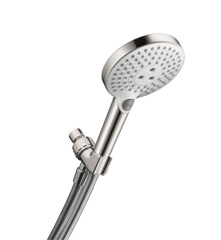 Hansgrohe 04542400 Raindance Select S Multi-Function Hand Shower Package in Chrome/White