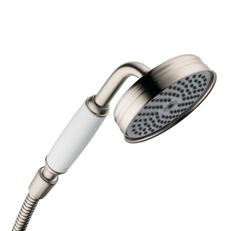 Axor 04694820 Montreux Single Function Hand Shower Less Hose in Brushed Nickel