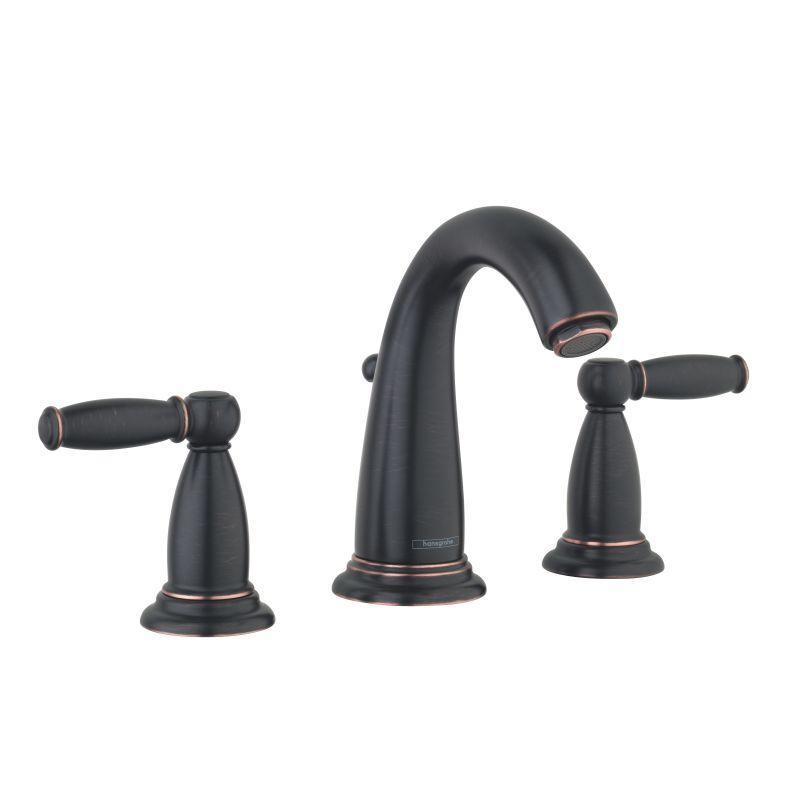 Hansgrohe 06117920 Swing C Widespread Faucet with Lever Handle in Rubbed Bronze
