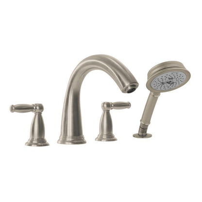 Hansgrohe 06123820 Swing C 4-Hole Roman Tub Set Trim with Lever Handle in Brushed Nickel