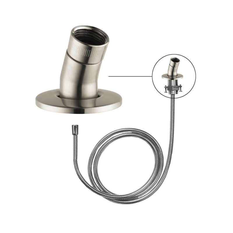 Hansgrohe 06438820 Metal Hose Pull-Out Set for Handshower in Brushed Nickel