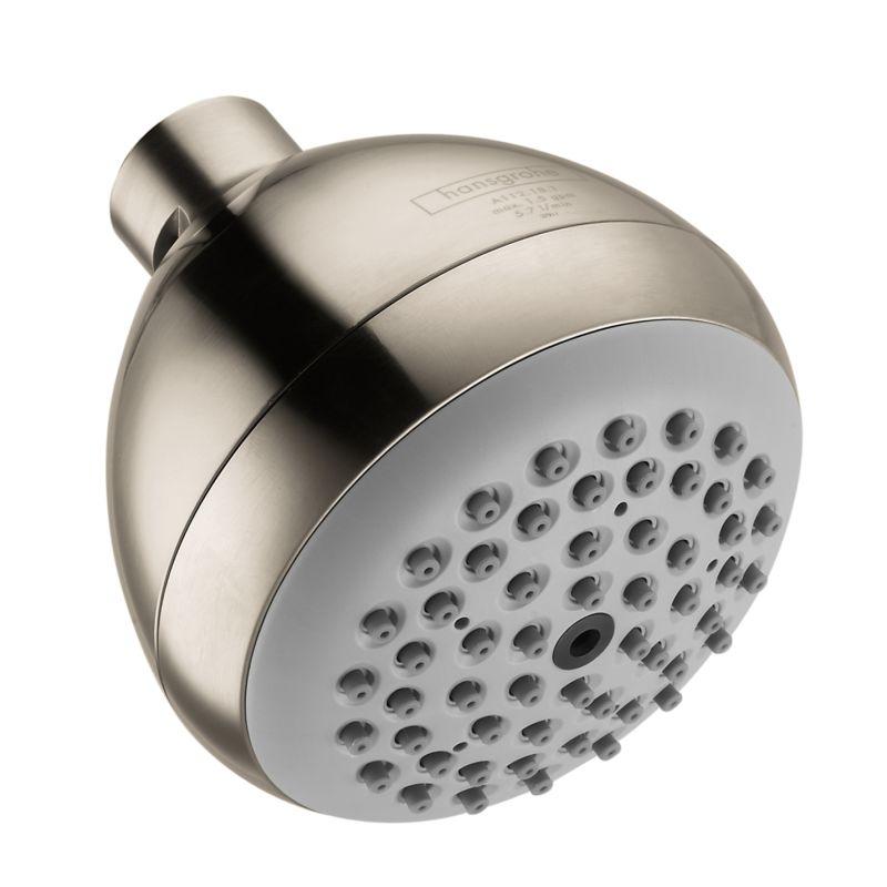 Hansgrohe 06498820 Croma E Single Function 1.5 GPM Shower Head in Brushed Nickel