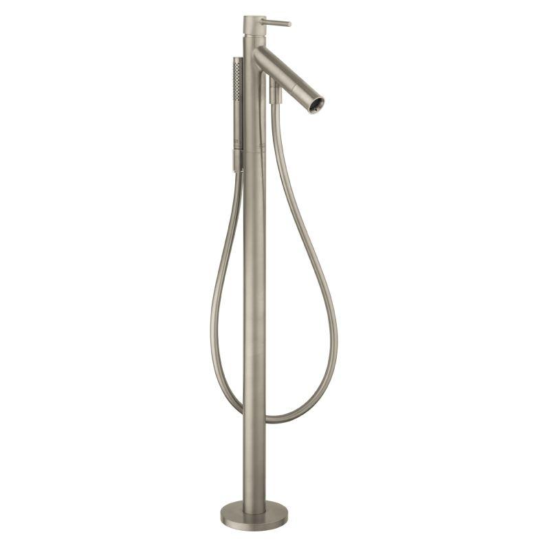 Axor 10456821 Starck Tub Filler Faucet Free Standing with Single Function Hand Shower in Brushed Nickel