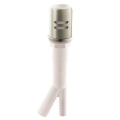 Moen 105895 Pewter Air Gap with Matching Escutcheon Ring in Classic Stainless