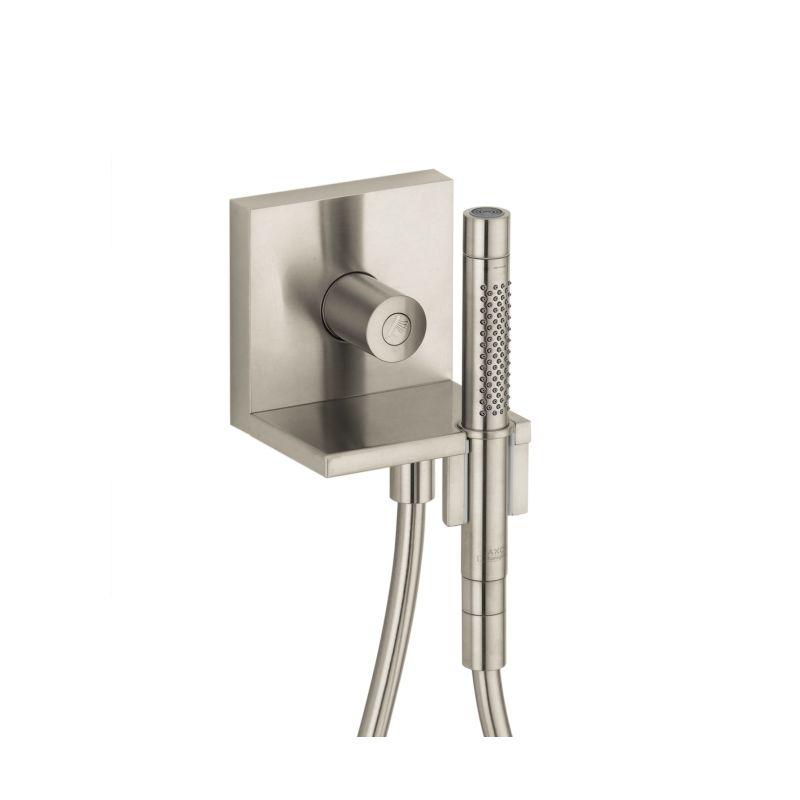 Axor 10651821 Starck 2.5 GPM Single Function Wall Mounted Handshower Package in Brushed Nickel