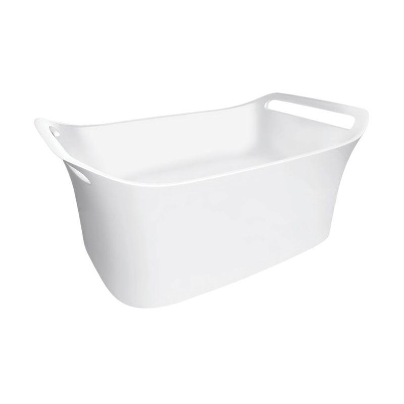 Axor 11302000 Urquiola Oval Wall Mounted Bathroom Sink with Integrated Towel Holders