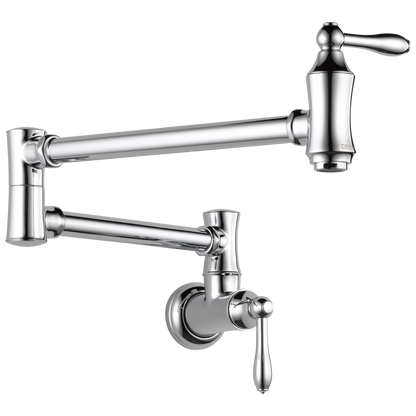 Delta 1177LF Cassidy Traditional Wall Mount Pot Filler