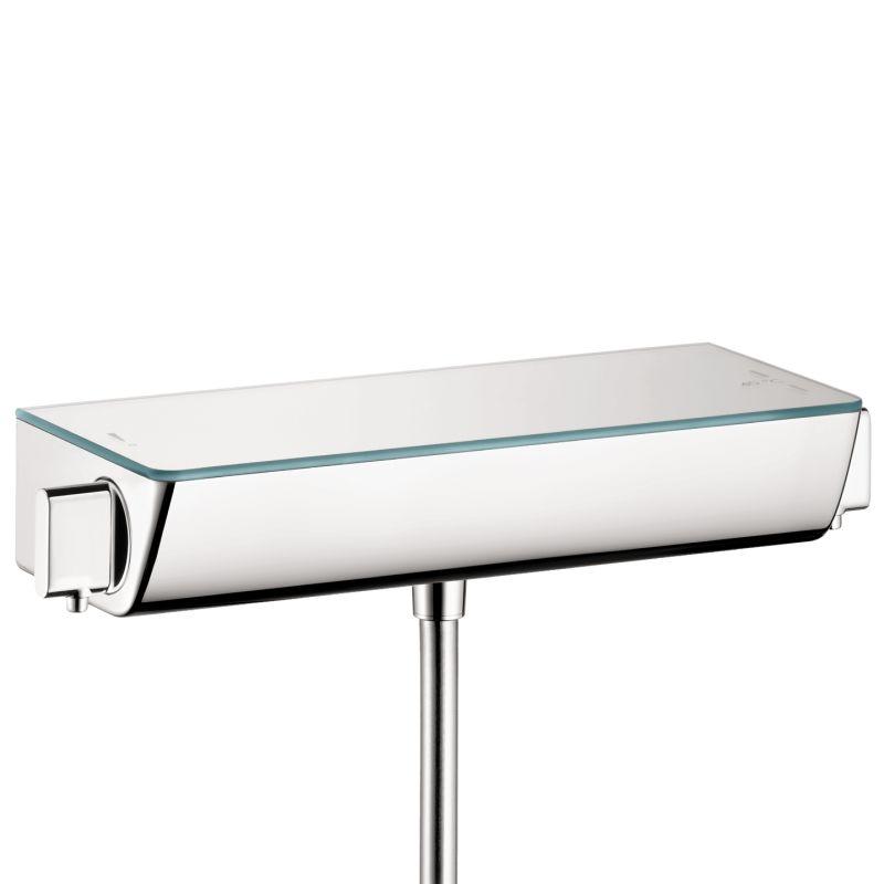 Hansgrohe 13161001 Ecostat Thermostatic Valve Trim with Integrated Volume Control - Less Valve
