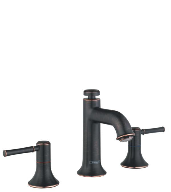 Hansgrohe 14113921 Talis C 1.2 GPM Widespread Bathroom Faucet with Eco Right in Rubbed Bronze
