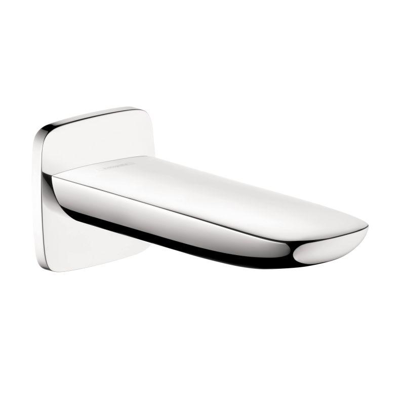 Hansgrohe 15412001 Pura Vida Tub Spout Wall Mounted Non Diverter in Chrome
