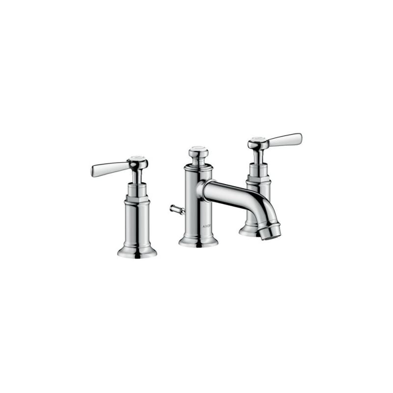 Axor 16535001 Montreux 1.2 GPM Widespread Bathroom Faucet with Pop-Up Drain in Chrome