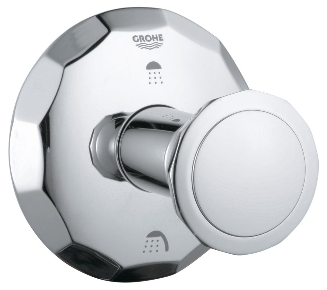 Grohe 19271 Kensington 4 1/4 Inch Three Way Diverter with Round Corona Handle