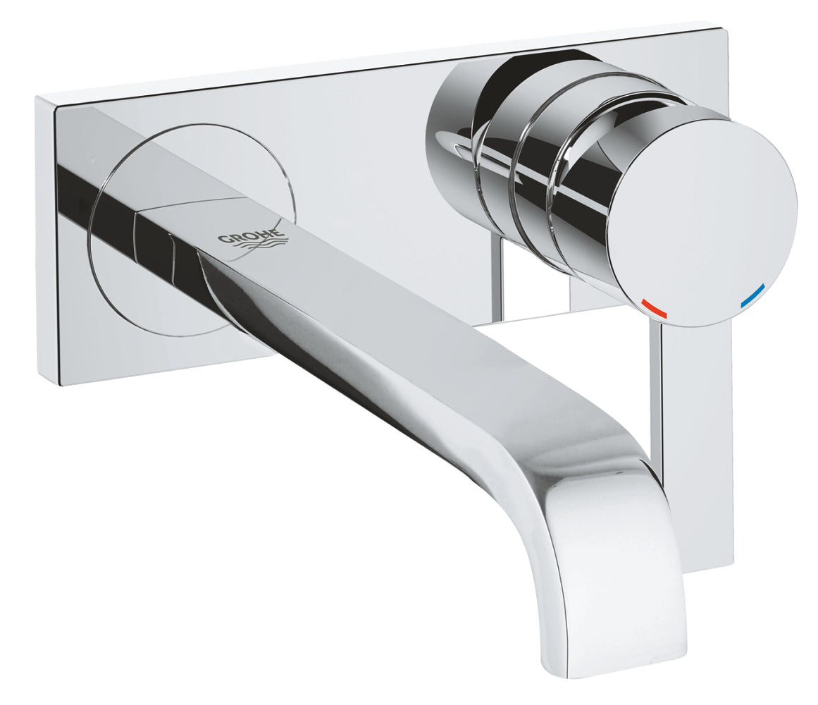 Grohe 1938700A Allure 8 5/8 Inch Single Handle Wall Mount M Size Bathroom Faucet
