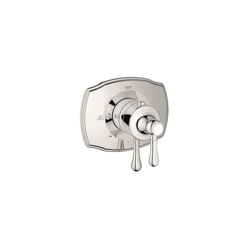Grohe 19825 GrohFlex 7 1/2 Inch Authentic Dual Function Thermostatic Trim with Control Module