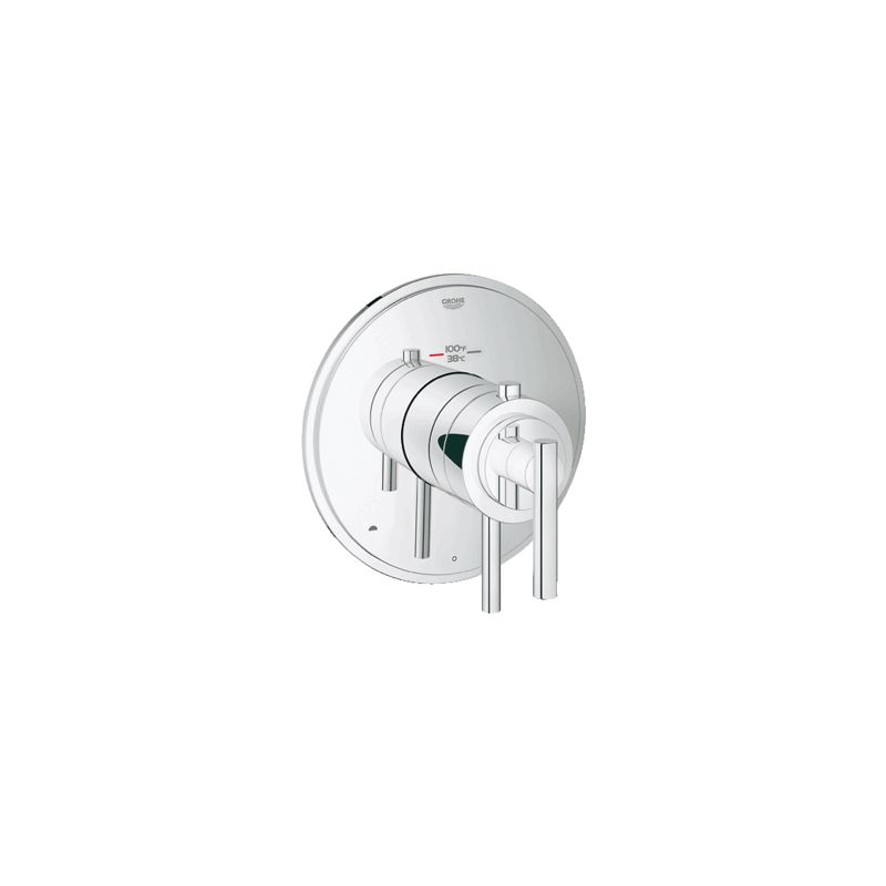 Grohe 19849 Atrio Dual Function Thermostatic Shower Trim with Integrated Volume Control and 2-Way Diverter