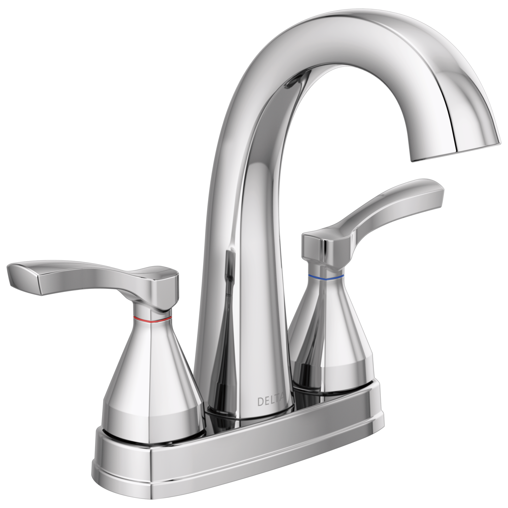 Delta Stryke: Two Handle Centerset Bathroom Faucet