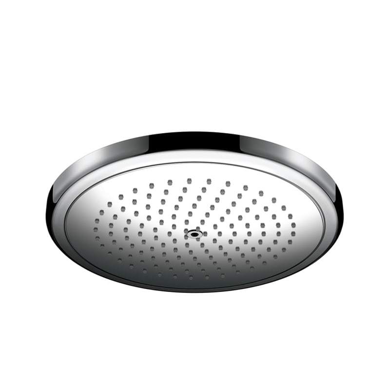 Hansgrohe 26217001 Croma 1.8 GPM Single Function Rain Shower Head with Quick Clean and Eco Right Technologies in Chrome