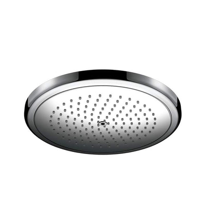 Hansgrohe 26217001 Croma 1.8 GPM Single Function Rain Shower Head with Quick Clean and Eco Right Technologies in Chrome